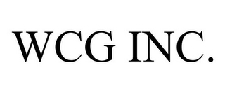 WCG INC.