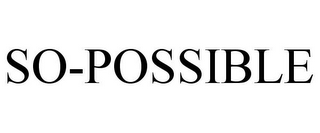 SO-POSSIBLE
