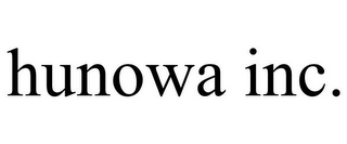 HUNOWA INC.