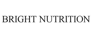 BRIGHT NUTRITION