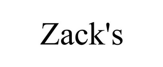 ZACK'S