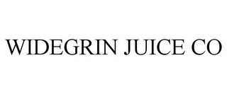 WIDEGRIN JUICE CO