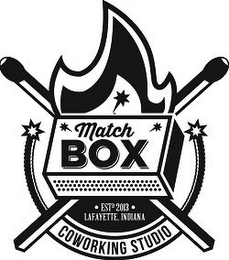 MATCH BOX EST 2013 LAFAYETTE INDIANA COWORKING STUDIO