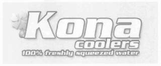 KONA COOLERS 100% FRESHLY SQUEEZED WATER