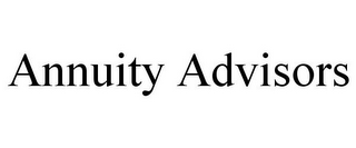 ANNUITY ADVISORS