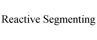 REACTIVE SEGMENTING