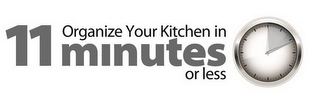 ORGANIZE YOUR KITCHEN IN 11 MINUTES OR LESS