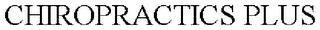 CHIROPRACTICS PLUS
