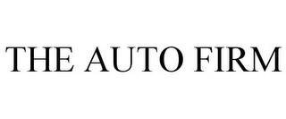 THE AUTO FIRM