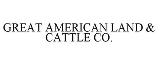 GREAT AMERICAN LAND & CATTLE CO.