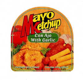 MAYOKETCHUP CON AJO WITH GARLIC NET WEIGHT 16 OZ. (473ML) PESO NETO 16 OZ. (473ML)