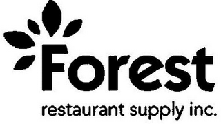 FOREST RESTAURANT SUPPLY INC.