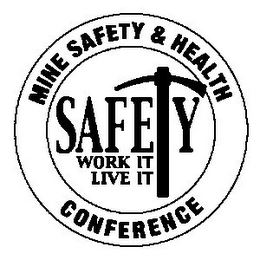 MINE SAFETY & HEALTH CONFERENCE SAFETY WORK IT LIVE IT