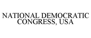 NATIONAL DEMOCRATIC CONGRESS, USA