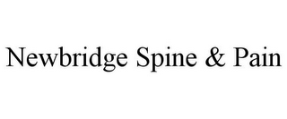 NEWBRIDGE SPINE & PAIN