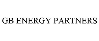 GB ENERGY PARTNERS