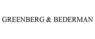 GREENBERG & BEDERMAN