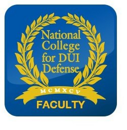 NATIONAL COLLEGE FOR DUI DEFENSE MCMXCV FACULTY