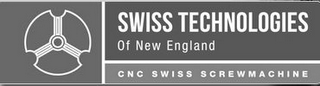 SWISS TECHNOLOGIES OF NEW ENGLAND CNC SWISS SCREWMACHINE