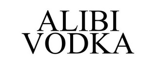 ALIBI VODKA