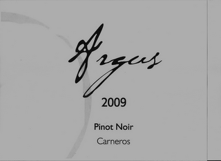 ARGUS 2009 PINOT NOIR CARNEROS