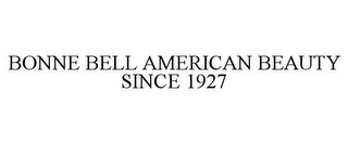 BONNE BELL AMERICAN BEAUTY SINCE 1927