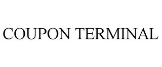 COUPON TERMINAL