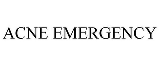 ACNE EMERGENCY