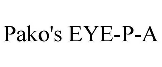 PAKO'S EYE-P-A