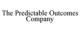THE PREDICTABLE OUTCOMES COMPANY