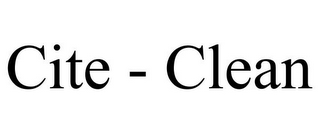 CITE - CLEAN