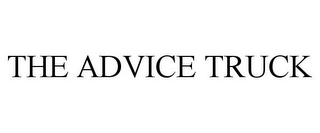 THE ADVICE TRUCK