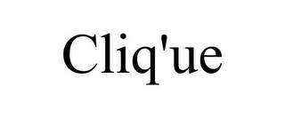 CLIQ'UE