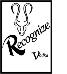 RECOGNIZE VODKA