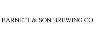 BARNETT & SON BREWING CO.