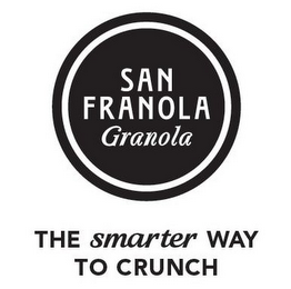 SAN FRANOLA GRANOLA THE SMARTER WAY TO CRUNCH