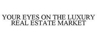 YOUR EYES ON THE LUXURY REAL ESTATE MARKET