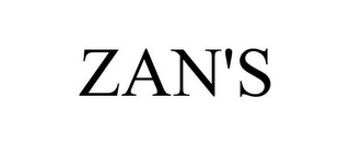 ZAN'S