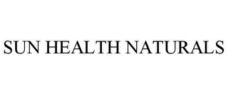 SUN HEALTH NATURALS