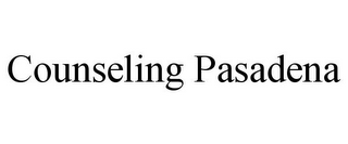 COUNSELING PASADENA