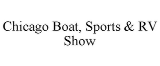 CHICAGO BOAT, SPORTS & RV SHOW