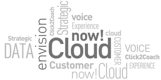 STRATEGIC DATA ENVISION NOW! CLOUD CLOUD CUSTOMER VOICE CLICK2COACH EXPERIENCE CLICK2COACH STRATEGIC VOICE EXPERIENCE CUSTOMER NOW!CLOUD