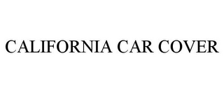 CALIFORNIA CAR COVER