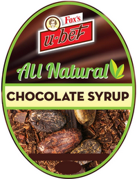 FOX'S U-BET ALL NATURAL CHOCOLATE SYRUP