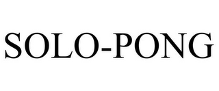 SOLO-PONG
