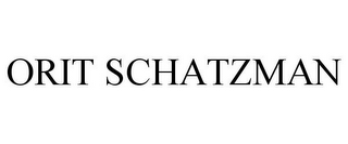 ORIT SCHATZMAN