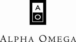 A O ALPHA OMEGA