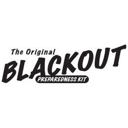 THE ORIGINAL BLACKOUT PREPAREDNESS KIT