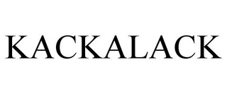 KACKALACK