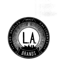 L.A. BRANDS LOS ANGELES CALIFORNIA MMXII